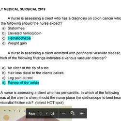 Ati 2019 med surg proctored exam