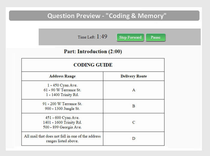 Exam postal 473 test usps sample service jobtestprep practice