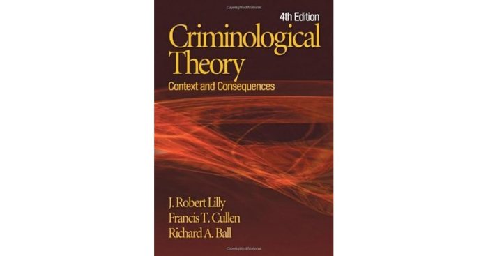 Criminological theory context and consequences 7th edition