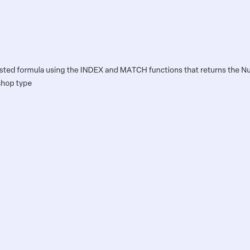 In cell c17 create a nested formula using the index