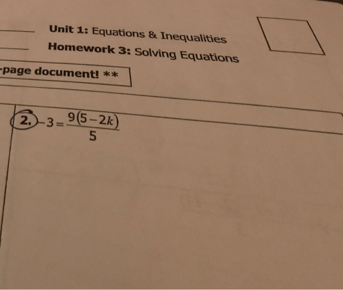 Inequalities intervention answer hw